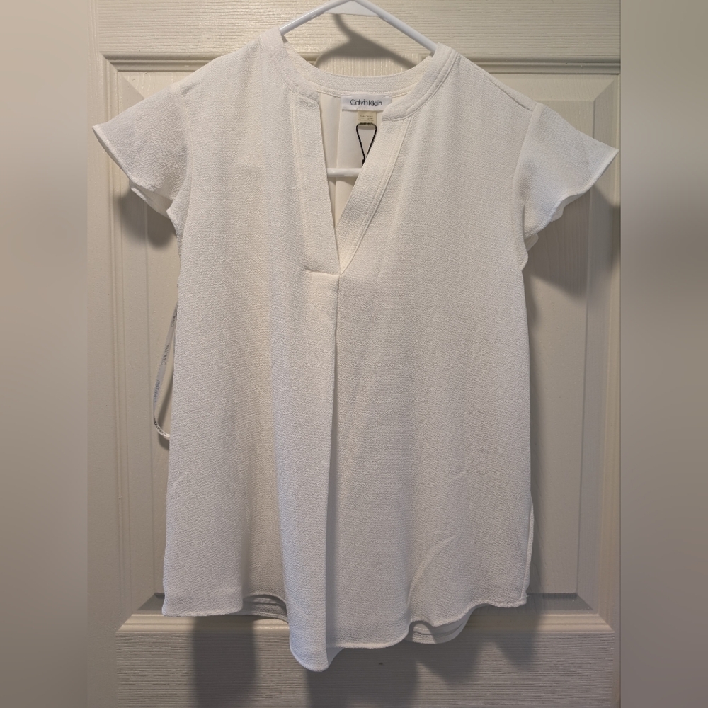 Calvin Klein Women's White Top